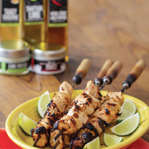 Sweet And Smoky Chicken Skewers
