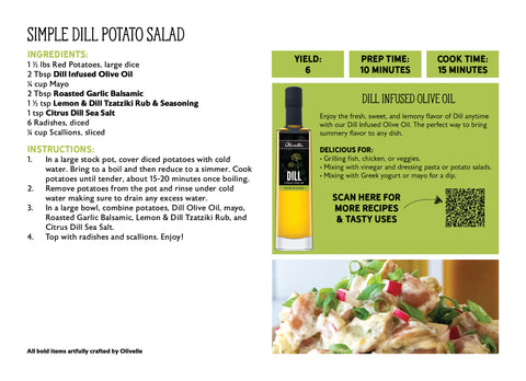 DILL INFUSED OLIVE OIL