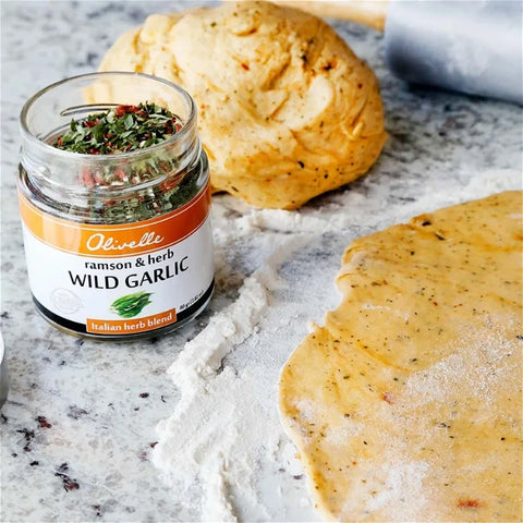 Wild Garlic Pizza Dough