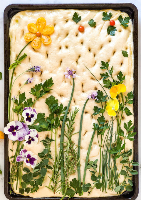 Jan 22nd - Build-a-Flower Garden Focaccia Bread