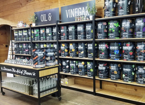 Olivelle infused olive oil and balsamic vinegar